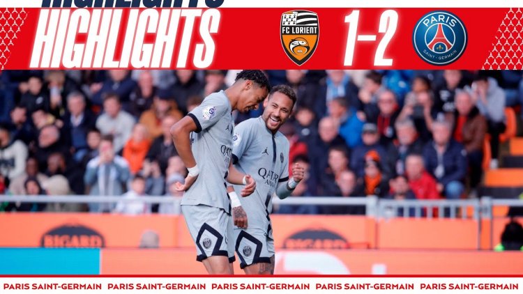 Ligue 1: Lorient 1 - 2 PSG (2022-2023)