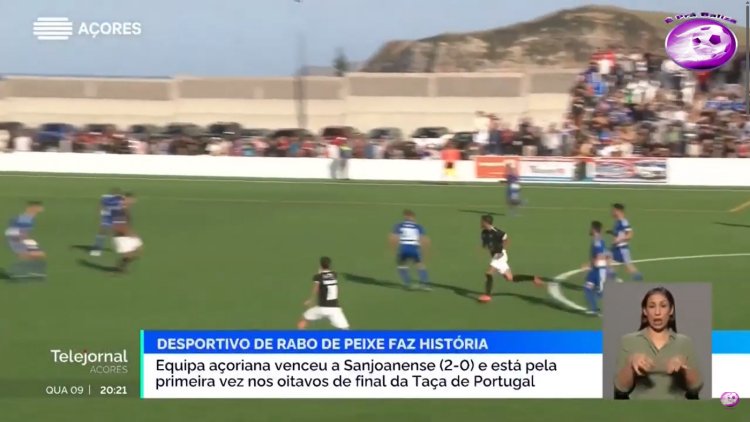Taça de Portugal Placard: Rabo de Peixe 2 - 0 AD Sanjoanense (2022-2023)