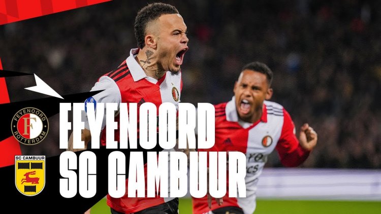 Eredivisie League: Feyenoord 1 - 0 Cambuur (2022-2023)