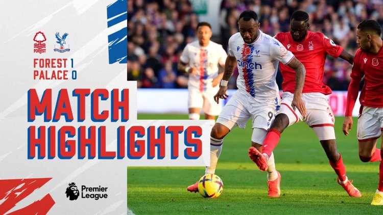 Premier League: Nottingham Forest 1 - 0 Crystal Palace (2022-2023)