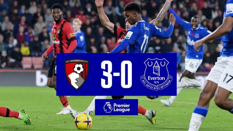 Premier League: AFC Bournemouth 3 - 0 Everton (2022-2023)