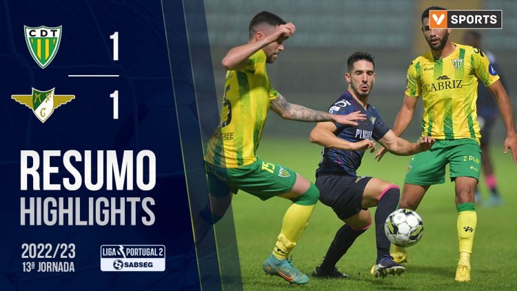 Liga Portugal 2 SABSEG: Tondela 1 - 1 Moreirense (2022-2023)