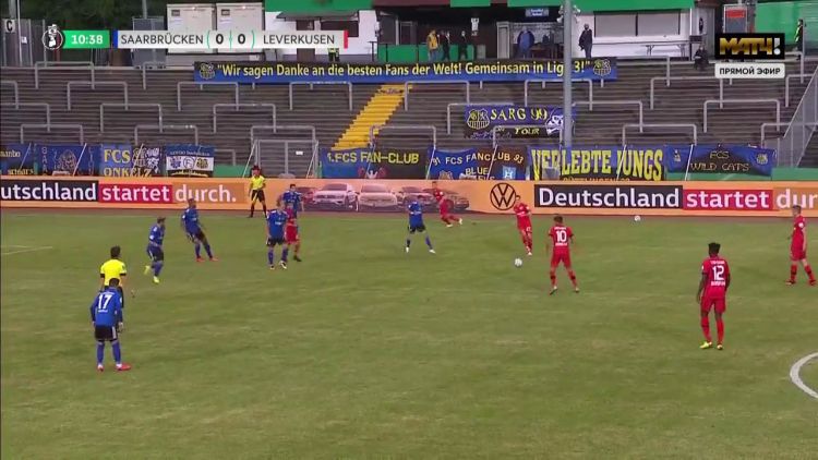 DFB-Pokal: Saarbrücken 0 - 3 Leverkusen (2019-2020)