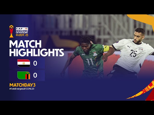 Campeonato Africano Sub-20: Egipto 0 - 0 Zâmbia (2025)