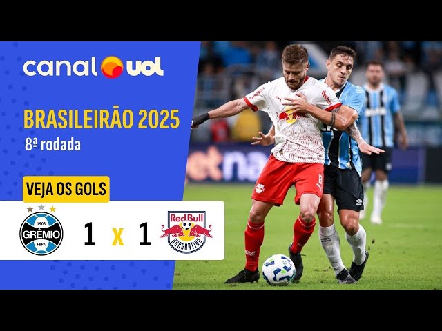 Brasileirão: Grêmio 1 - 1 RB Bragantino (2025)