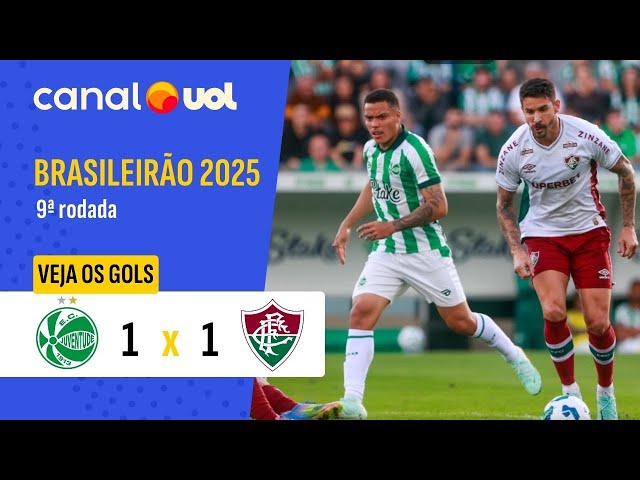 Brasileirão: Juventude 1 - 1 Fluminense (2025)