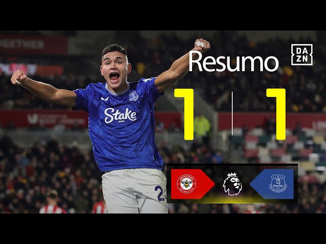 Premier League: Brentford 1 - 1 Everton (2024-2025)