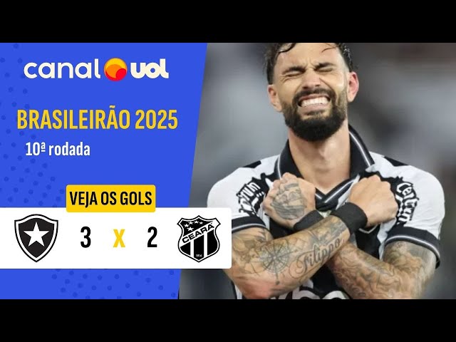 Brasileirão: Botafogo 3 - 2 Ceará (2025)
