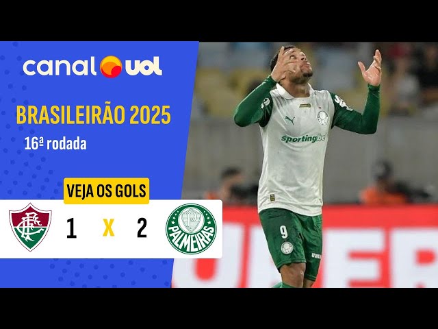 Brasileirão: Fluminense 1 - 2 Palmeiras (2025)