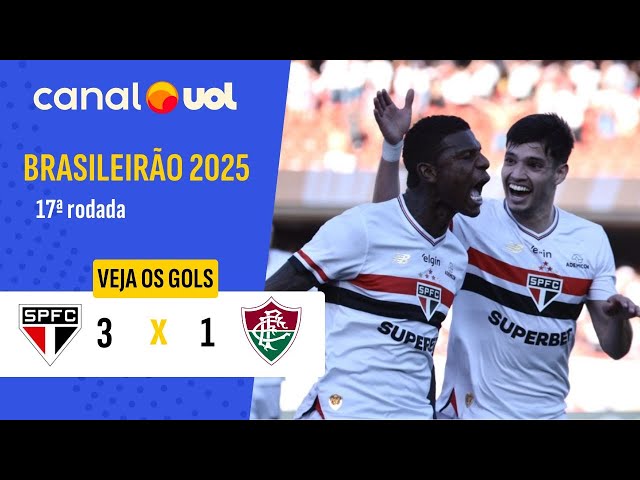 Brasileirão: São Paulo 3 - 1 Fluminense (2025)