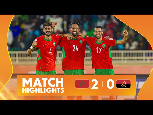 CHAN: Marrocos 2 - 0 Angola (2025)