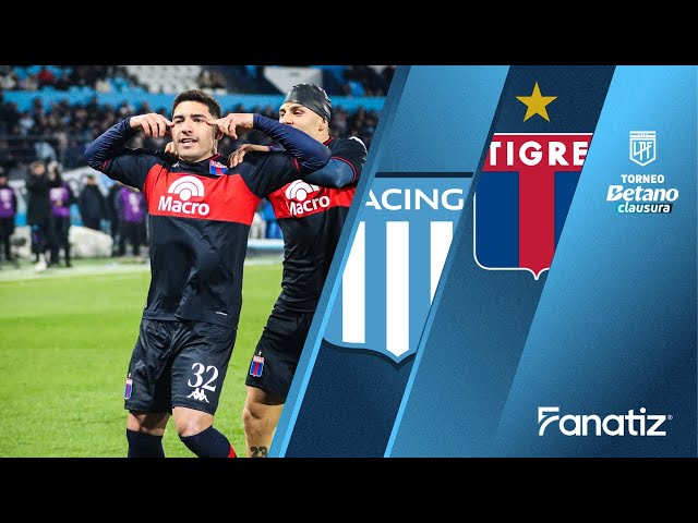 Liga Profesional: Racing Club 1 - 2 Tigre (2025)