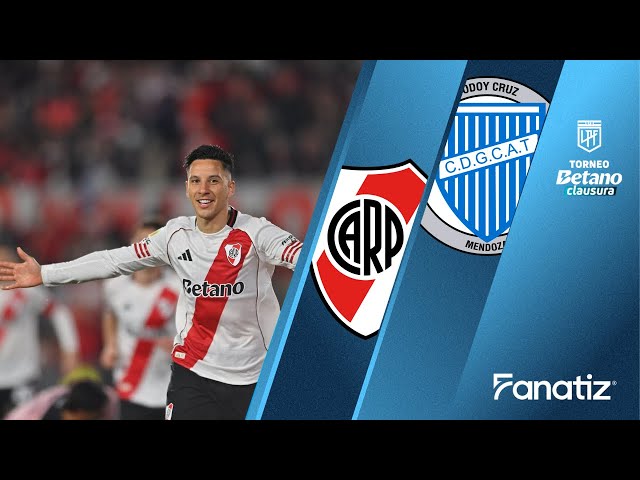 Liga Profesional: River Plate 4 - 2 Godoy Cruz (2025)