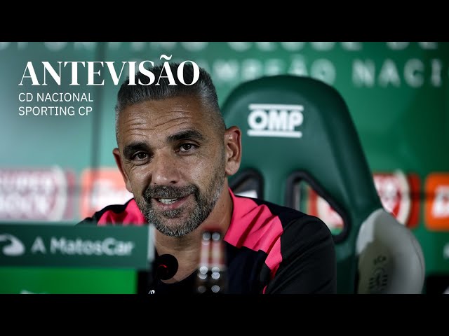Liga Portugal Betclic: Antevisão de Rui Borges ao Nacional vs Sporting (2025-2026)