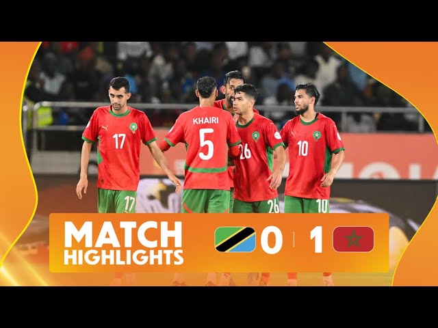 CHAN: Tanzânia 0 - 1 Marrocos (2025)