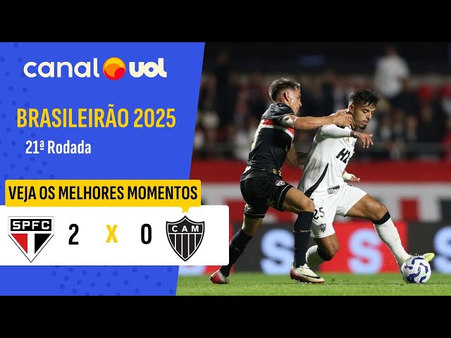 Brasileirão: São Paulo 2 - 0 Atlético-MG (2025)