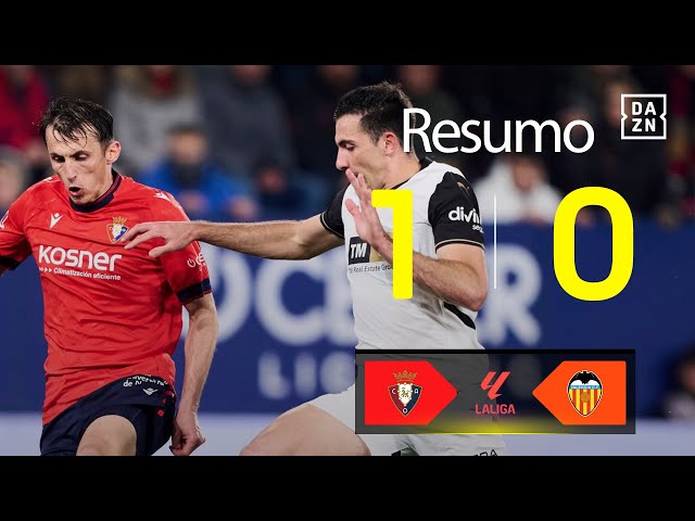 La Liga: Osasuna 1 - 0 Valência (2025-2026)