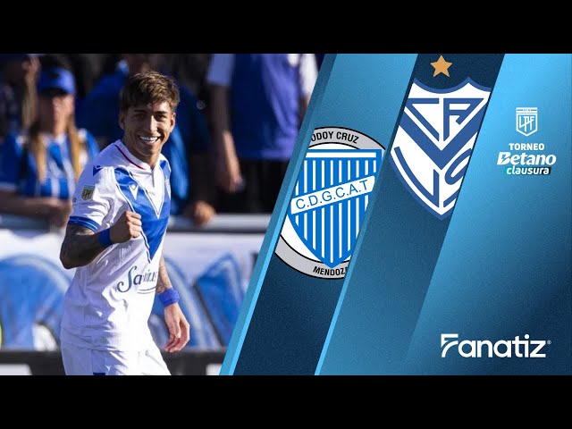 Liga Profesional: Godoy Cruz 0 - 2 Vélez Sarsfield (2025)