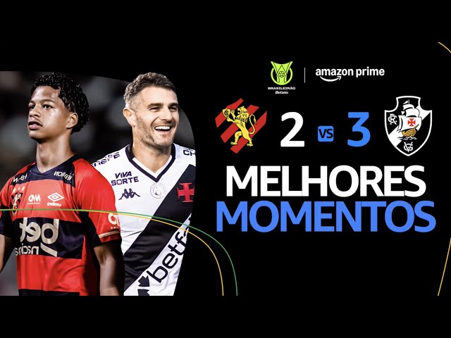 Brasileirão: Sport 2 - 3 Vasco (2025)