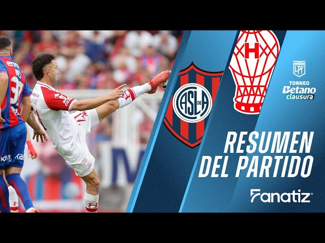 Liga Profesional: San Lorenzo 0 - 0 Huracán (2025)