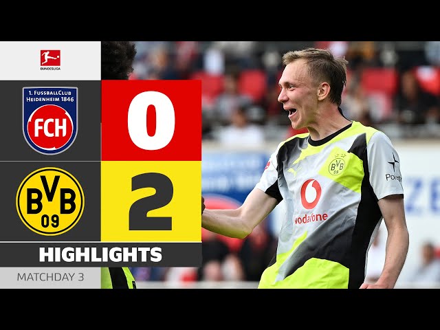 Bundesliga: Heidenheim 0 - 2 Dortmund (2025-2026)