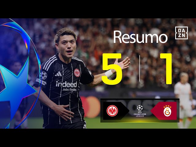 Liga Campeões: Frankfurt 5 - 1 Galatasaray (2025-2026)