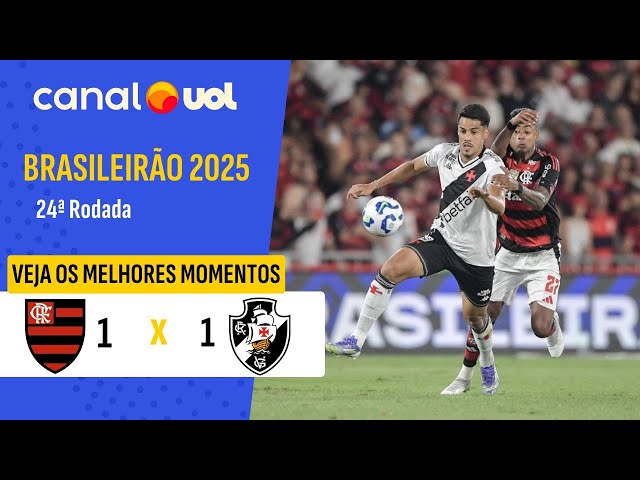 Brasileirão: Flamengo 1 - 1 Vasco (2025)