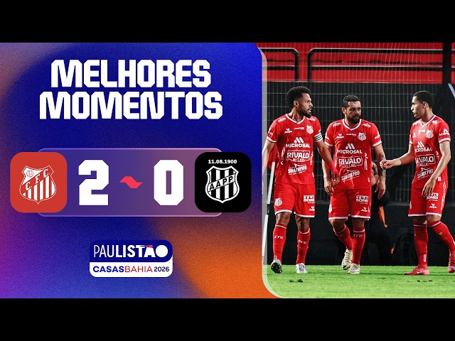 Campeonato Paulista: Capivariano 2 - 0 Ponte Preta (2026)