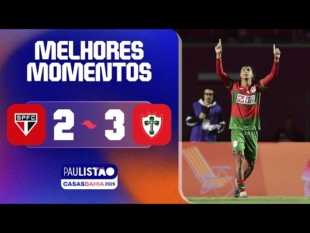 Campeonato Paulista: São Paulo 2 - 3 Portuguesa (2026)