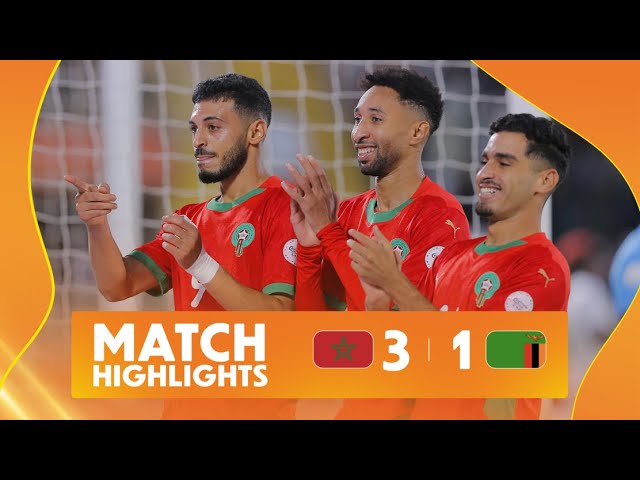 CHAN: Marrocos 3 - 1 Zâmbia (2025)