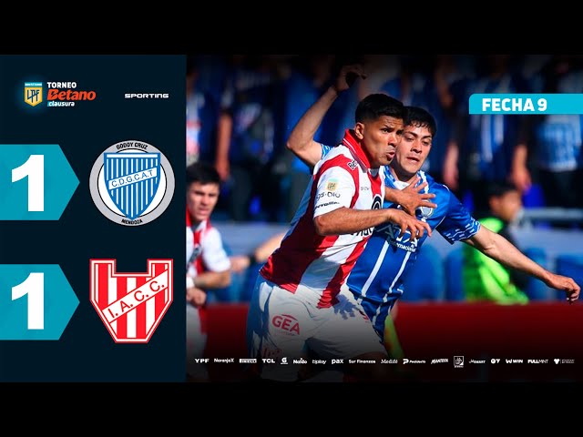 Liga Profesional: Godoy Cruz 1 - 1 Instituto Córdoba (2025)
