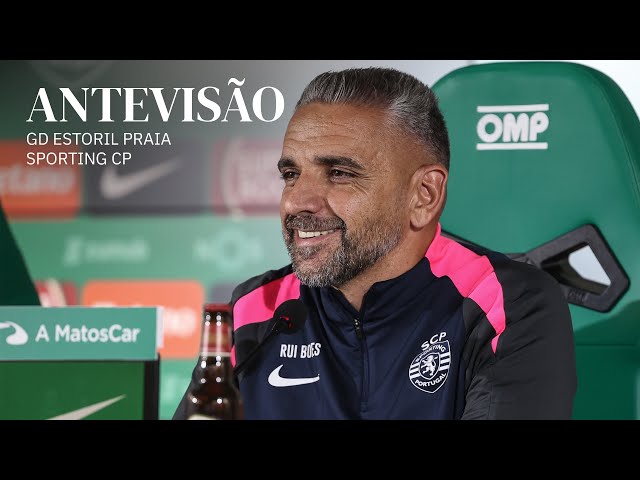 Liga Portugal Betclic: Antevisão de Rui Borges ao Estoril vs Sporting (2025-2026)