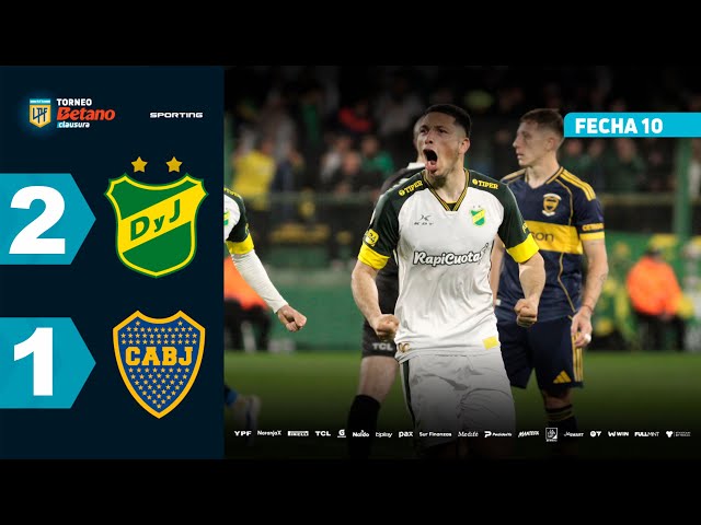 Liga Profesional: Defensa y Justicia 2 - 1 Boca Juniors (2025)