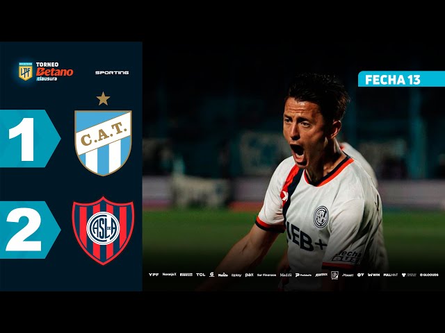 Liga Profesional: Atlético Tucumán 1 - 2 San Lorenzo (2025)