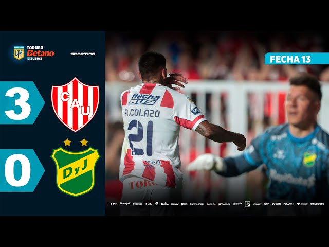 Liga Profesional: Unión de Santa Fe 3 - 0 Defensa y Justicia (2025)