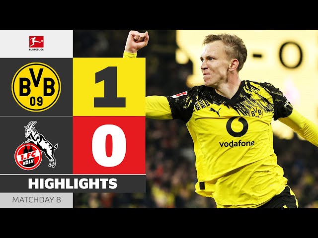 Bundesliga: Dortmund 1 - 0 FC Koln (2025-2026)