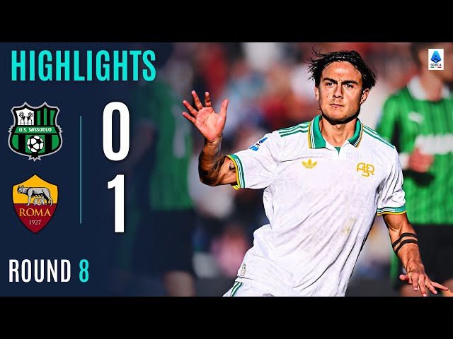 Serie A: Sassuolo 0 - 1 Roma (2025-2026)