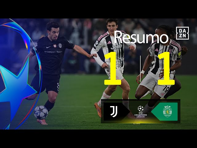 Liga Campeões: Juventus 1 - 1 Sporting (2025-2026)