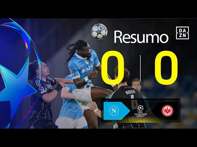 Liga Campeões: Napoli 0 - 0 Frankfurt (2025-2026)