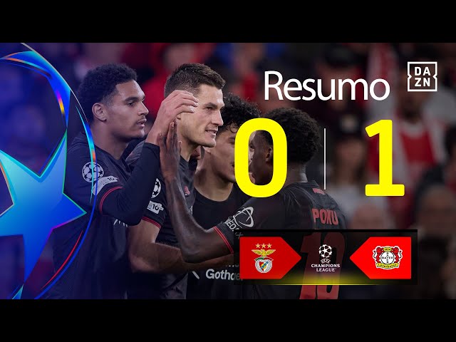 Liga Campeões: Benfica 0 - 1 Leverkusen (2025-2026)