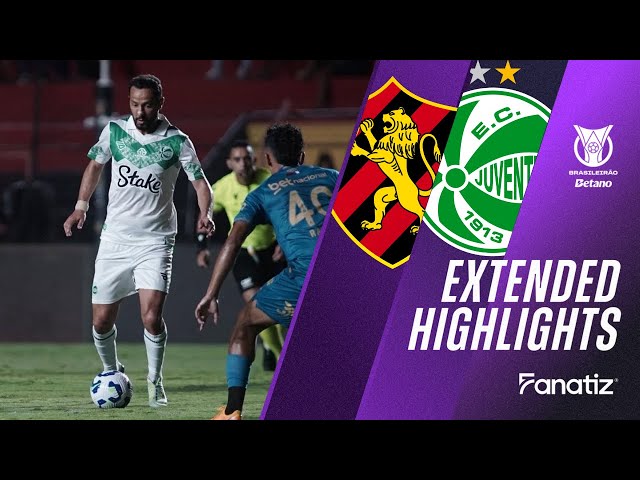 Brasileirão: Sport 0 - 2 Juventude (2025)
