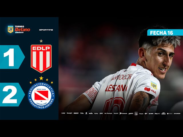 Liga Profesional: Estudiantes 1 - 2 Argentinos Juniors (2025)