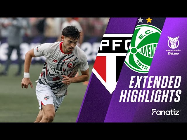Brasileirão: São Paulo 2 - 1 Juventude (2025)