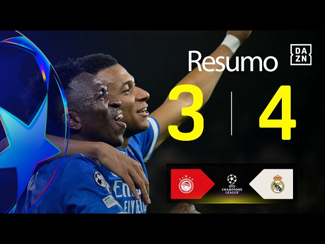 Liga Campeões: Olympiakos 3 - 4 Real Madrid (2025-2026)