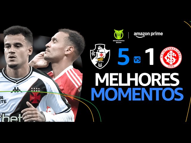 Brasileirão: Vasco 5 - 1 Internacional (2025)