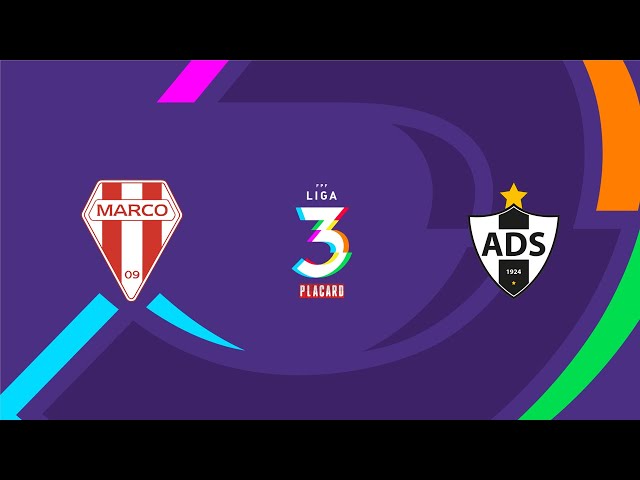 Liga 3 Placard: AD Marco 09 2 - 1 AD Sanjoanense (2025-2026)