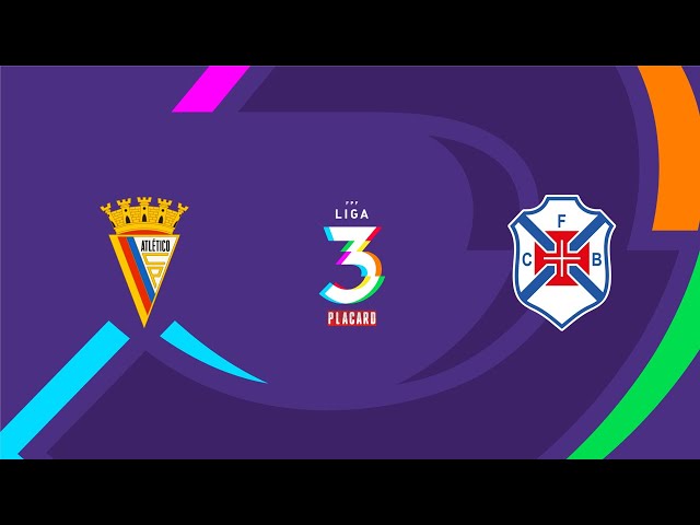 Liga 3 Placard: Atlético 1 - 2 Belenenses (2025-2026)