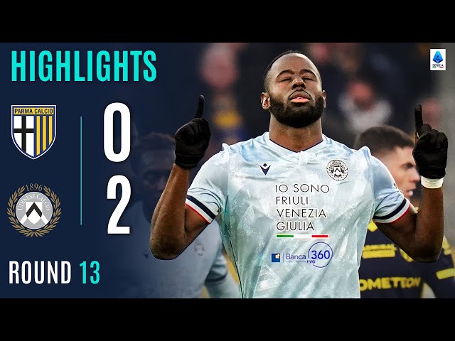 Serie A: Parma 0 - 2 Udinese (2025-2026)