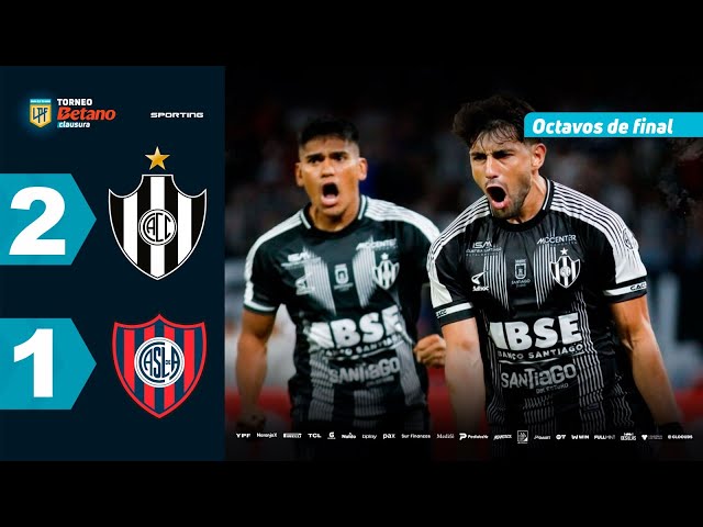 Liga Profesional: Central Córdoba 2 - 1 San Lorenzo (2025)