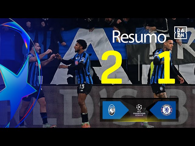 Liga Campeões: Atalanta 2 - 1 Chelsea (2025-2026)